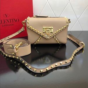 VALENTINO
Rockstud Medium Leather Crossbody Bag